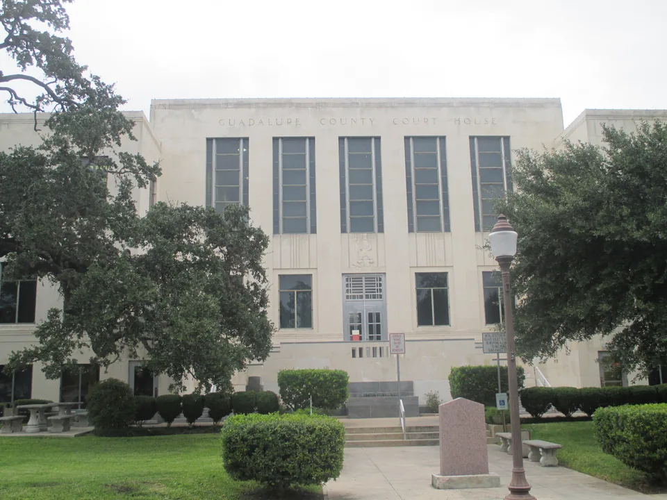 A view of the Guadalupe County Courthouse in Seguin.