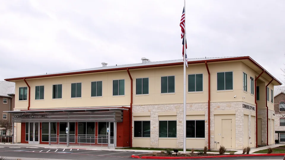 A view of Converse City Hall.