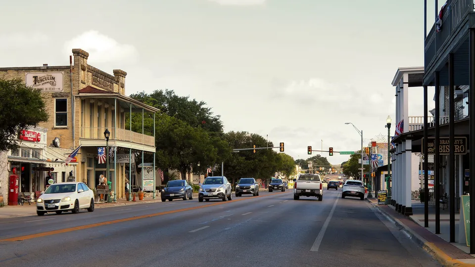 A view of Main Street in downtown Boerne.